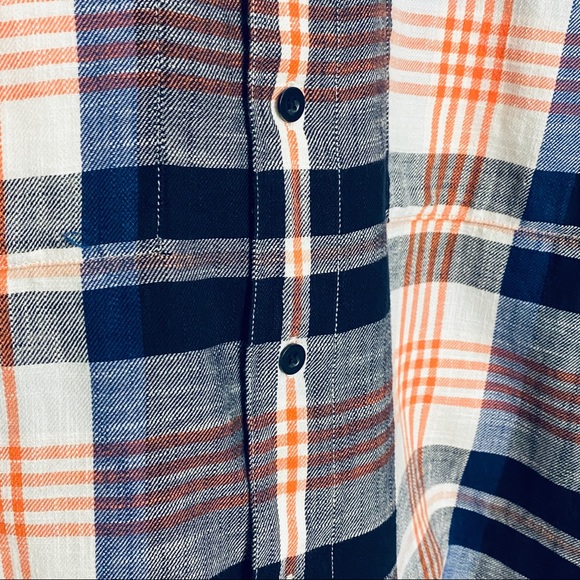 AMERICAN EAGLE | NAVY PLAID FLANNEL - NWT - Picture 4 of 4